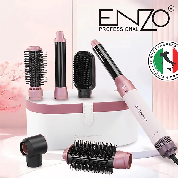 سشوار و حالت دهنده مو ENZO Professional مدل Air Control Complete Long با ۶ سری